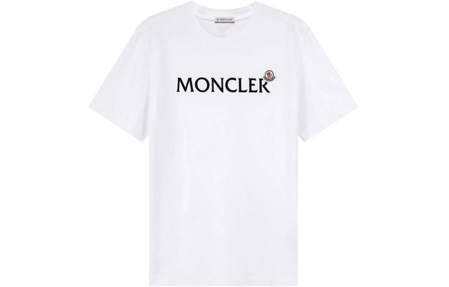 Moncler Flocked-logo Cotton T-shirt