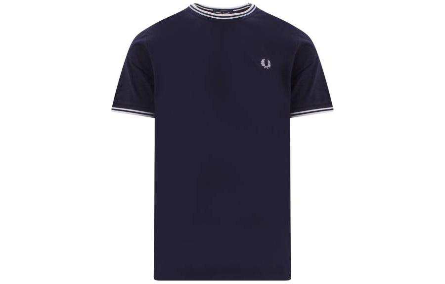 FRED PERRY Fred Perry logo-embroidered T-shirt