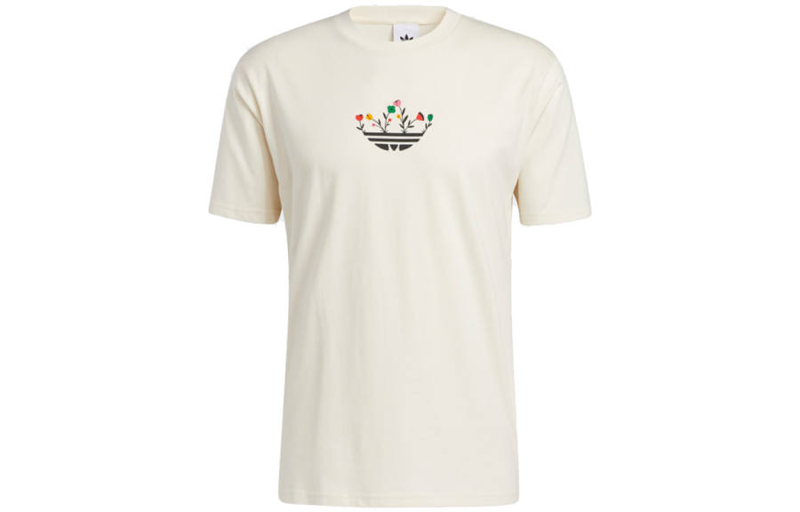 Adidas Originals Set in Sleeve T Shirt Men's Ecru