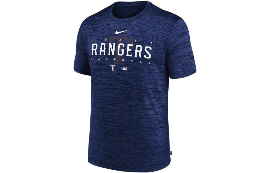 Nike Nike T Shirts Men's Royal Blue Crew Neck Moderate Straight Fit