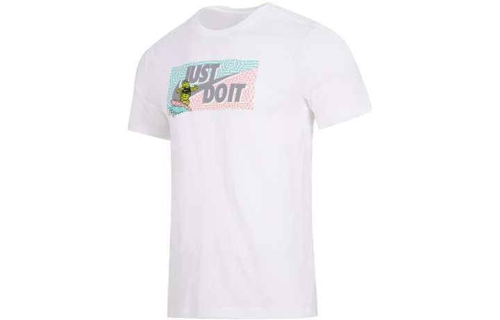 Nike Nike T Shirts Men's Crew Neck Moderate Straight Fit