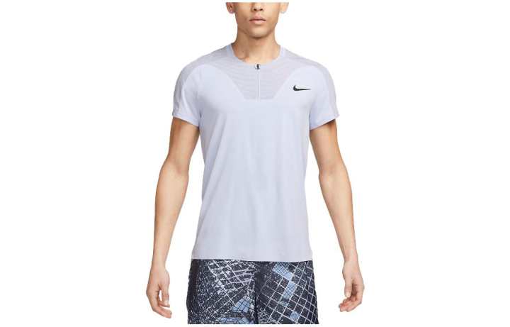 Nike Nike T Shirts Men's Silver Crew Neck Moderate Straight Fit