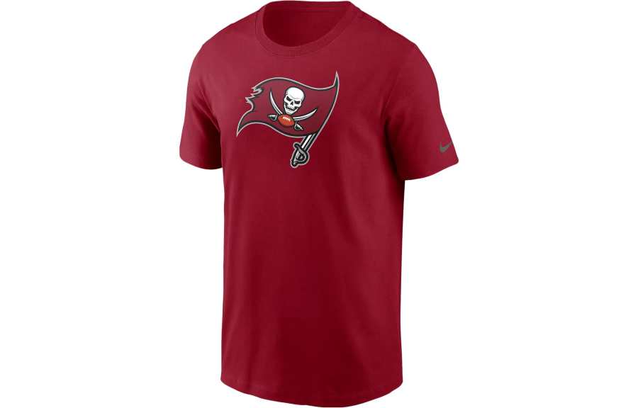 Nike Nike T Shirts Men's Red Crew Neck Moderate Straight Fit
