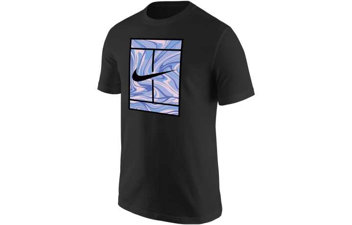 Nike Nike T Shirts Men's Black Hooded Moderate Straight Fit