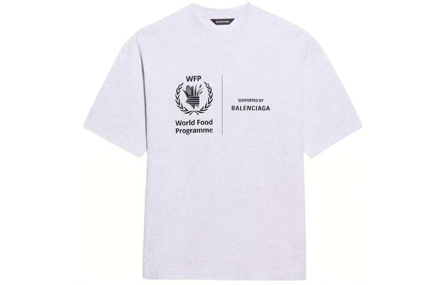Balenciaga x Wfp T Shirt Men's Gray