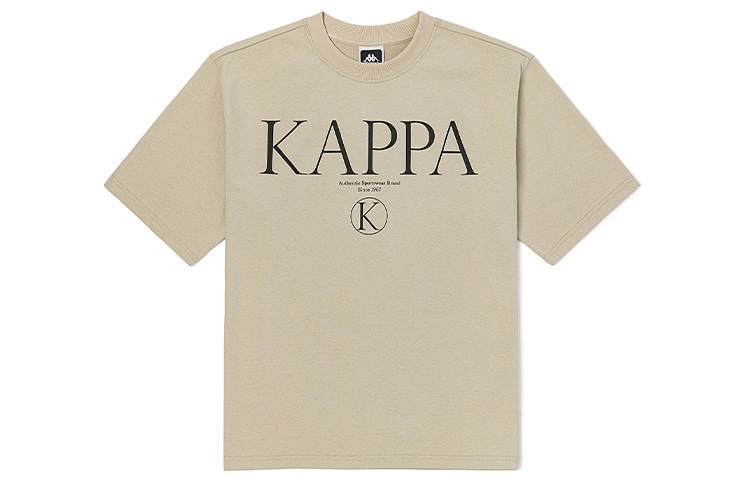 Kappa T Shirts Unisex Crew Neck Moderate Straight Fit