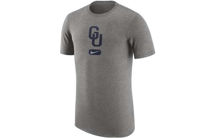 Nike Nike T Shirts Men's Gray Crew Neck Moderate Straight Fit