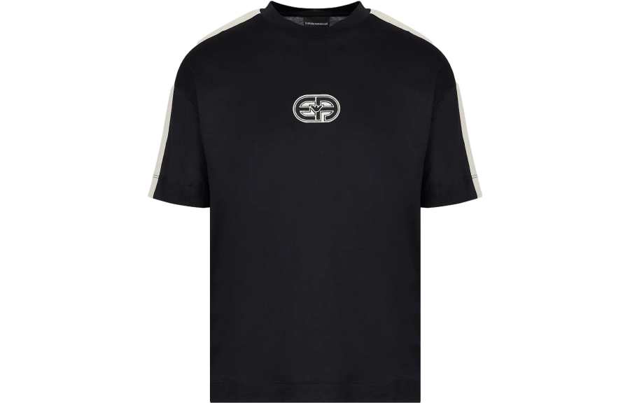 EMPORIO ARMANI 【Previous Season】logo-print lyocell-blend T-shirt