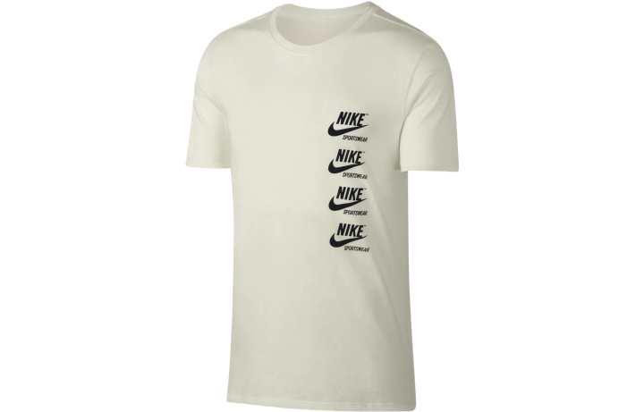 Nike Nike T Shirts Men's Beige Crew Neck Moderate Straight Fit