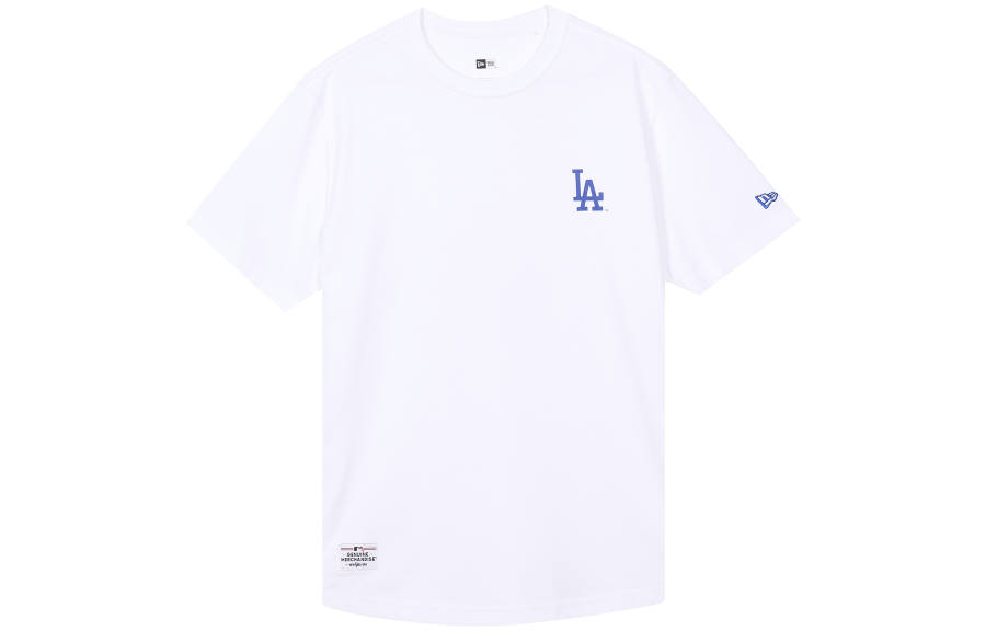 New Era T Shirt Couple, Trendy And Versatile Unisex White