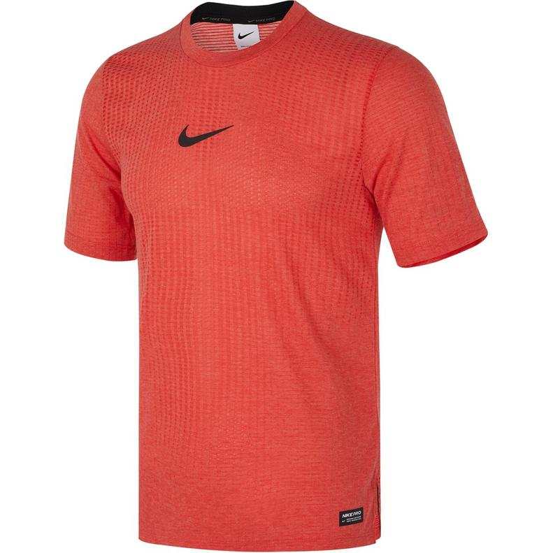 Nike Nike Dri Fit T Shirts Men's Red Crew Neck Moderate Straight Fit