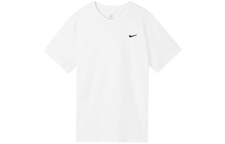 Nike Nike Sportswear Men's Embroidered Logo Print Crewneck T-Shirt White