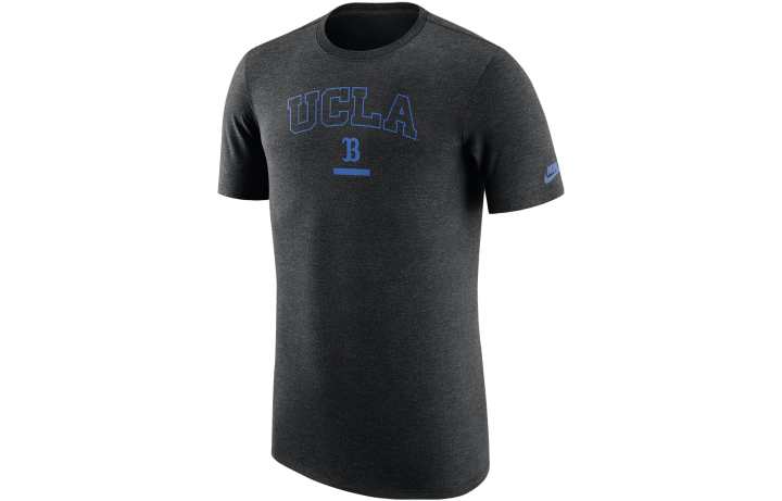 Nike Nike T Shirts Men's Black Crew Neck Moderate Straight Fit