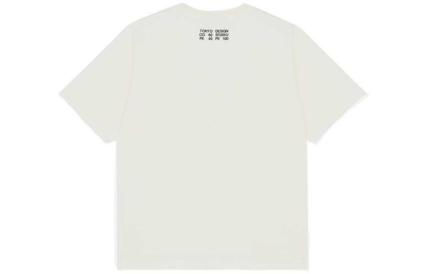 New Balance New Balance New Balance Japan T Shirts Men's White Crew Neck Moderate Straight Fit