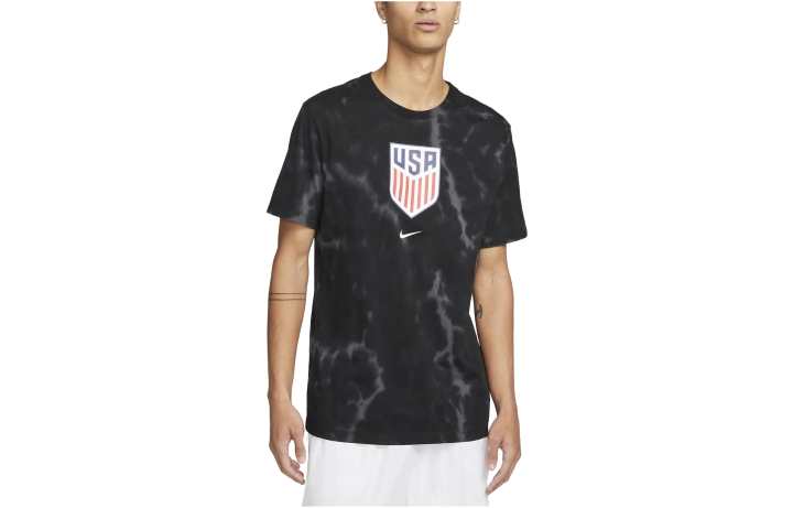 Nike Nike T Shirts Men's Black Crew Neck Moderate Straight Fit