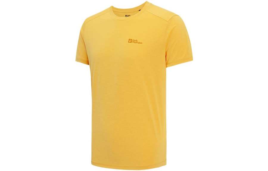 JACK WOLFSKIN T Shirts Men's Crew Neck Moderate Straight Fit
