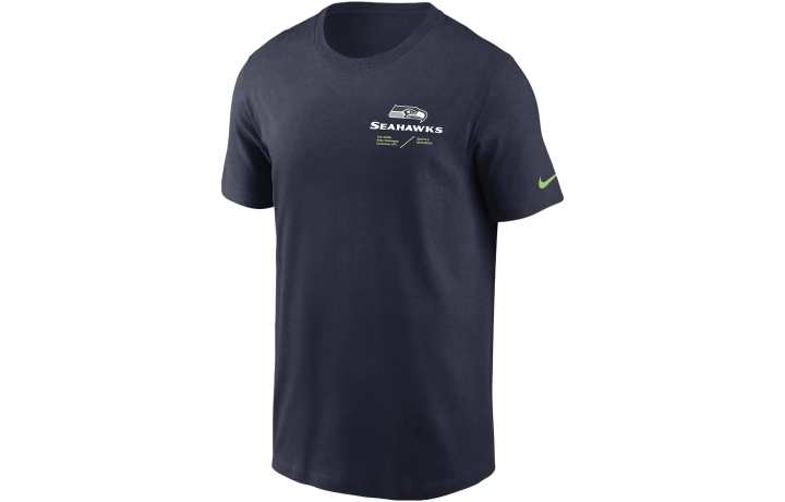 Nike Nike T Shirts Men's Marine Crew Neck Moderate Straight Fit