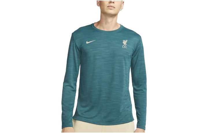 Nike Nike T Shirts Men's Cyan Crew Neck Moderate Straight Fit