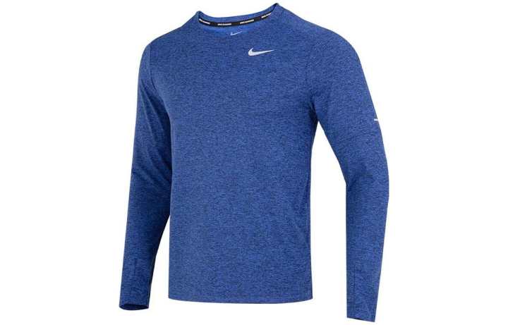 Nike Nike T Shirts Men's Blue Crew Neck Moderate
