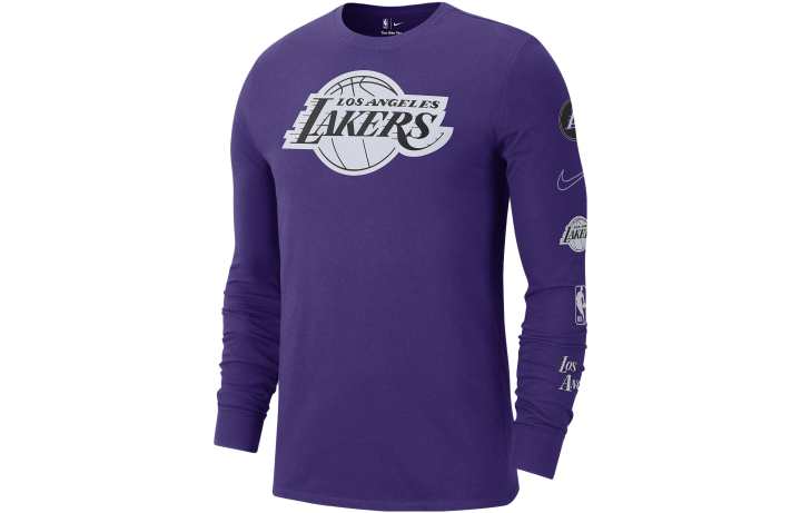 Nike Nike Nba Los Angeles Lakers L/S T shirt