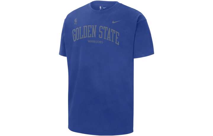 Nike Nike T Shirts Men's Blue Crew Neck Moderate Straight Fit