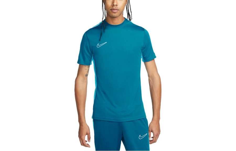 Nike Nike T Shirts Men's Dark Cyan Crew Neck Moderate Straight Fit