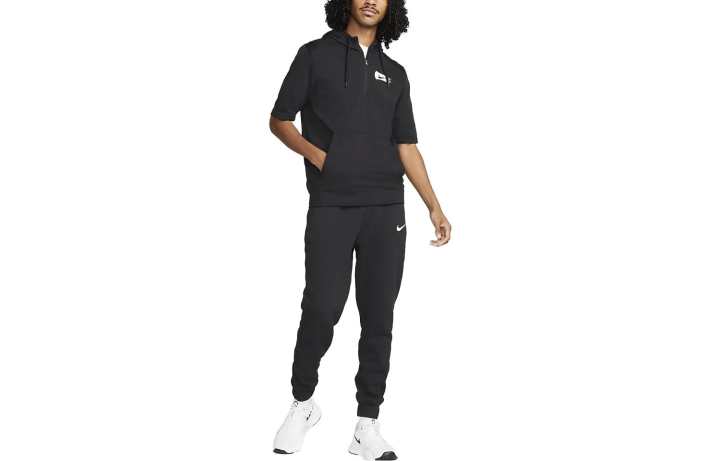 Nike Nike T Shirts Men's Black Hooded Thin Straight Fit