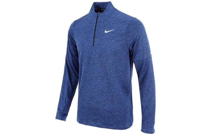 Nike Nike T Shirts Men's Dark Blue Crew Neck Moderate Straight Fit