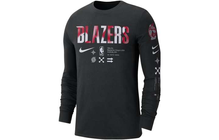 Nike Nike Portland Trail Blazers Men's Nike Nba Long-Sleeve T-Shirt