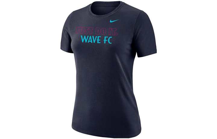 Nike Nike T Shirts Men's Navy Blue Crew Neck Moderate Straight Fit