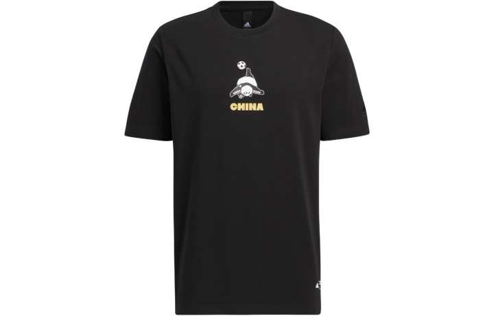Adidas Adidas T Shirts Men's Crew Neck Moderate Straight Fit