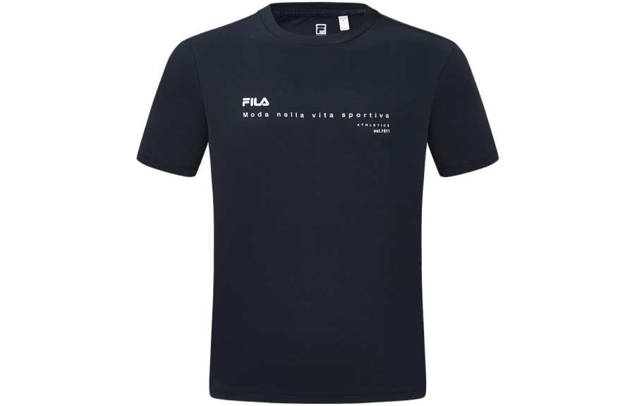 FILA SS24 T Shirt Men's Pitch Black