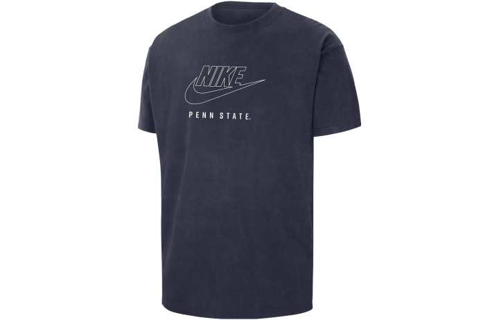 Nike Nike T Shirts Men's Marine Blue Crew Neck Moderate Straight Fit