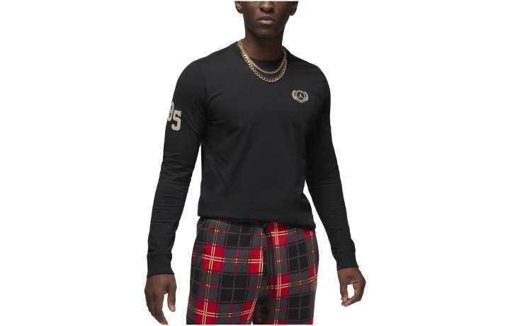 Nike Nike T Shirts Men's Black Crew Neck Moderate Straight Fit