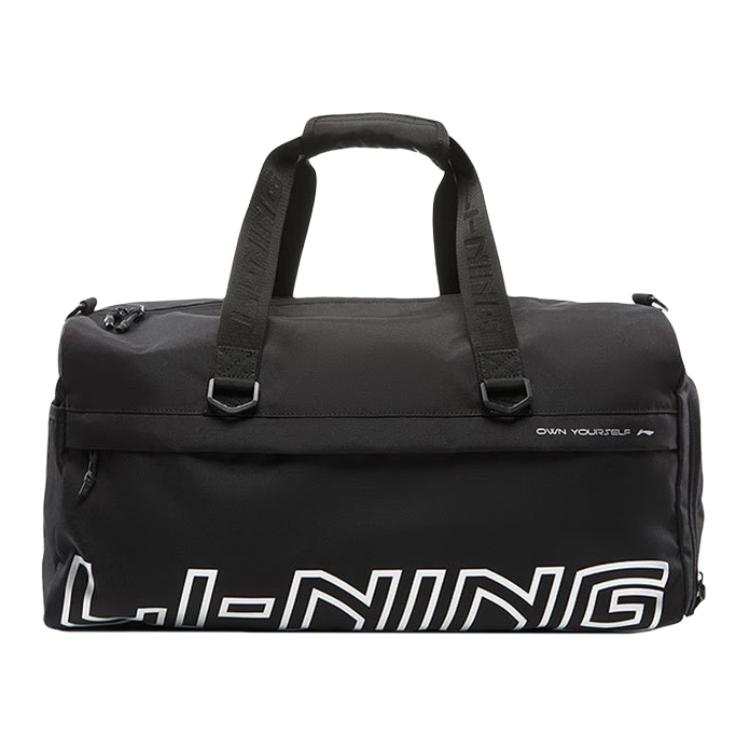 Li-Ning Li Ning Fitness Series Polyester Gym Bag Handbag Unisex Black