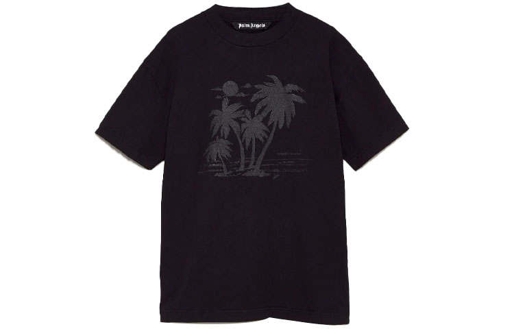 PALM ANGELS X Team Wang Palm Trees T shirt