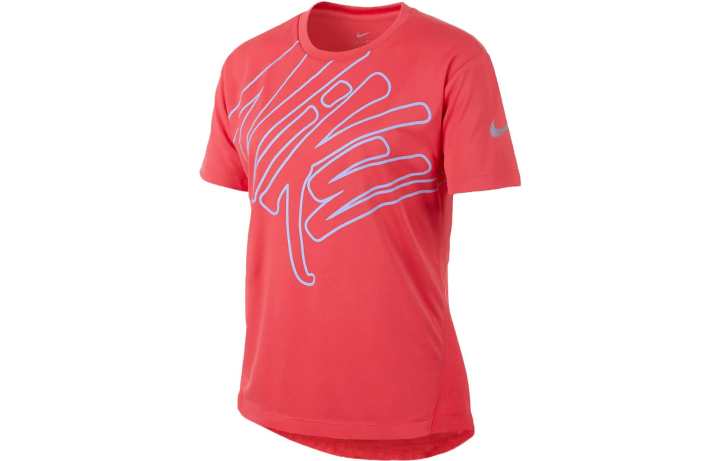 Nike Nike T Shirts Unisex Red Crew Neck Moderate Straight Fit