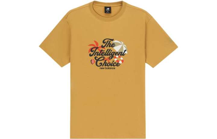 New Balance New Balance T Shirt Men's Brown