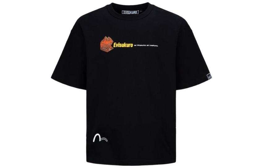 EVISU T Shirts Men's Crew Neck Moderate Straight Fit