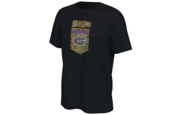 Nike Nike T Shirts Men's Black Crew Neck Moderate Straight Fit