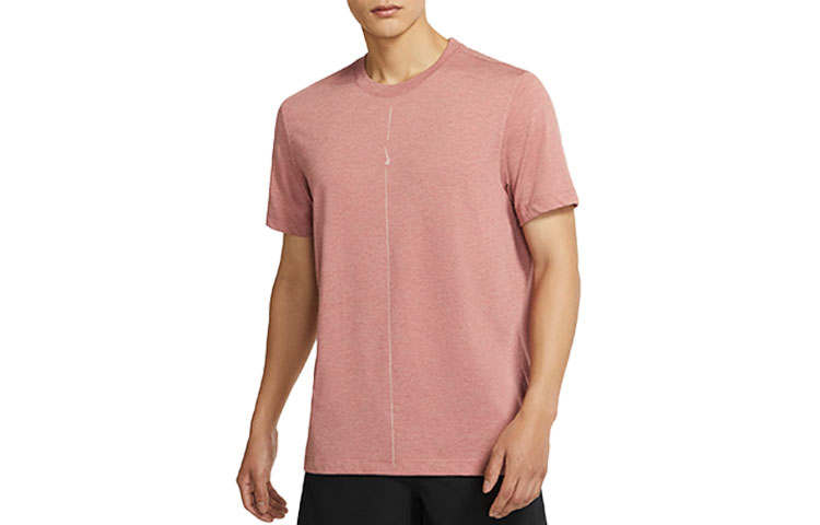 Nike Nike T Shirts Men's Clay Rock Red Crew Neck Moderate Straight Fit