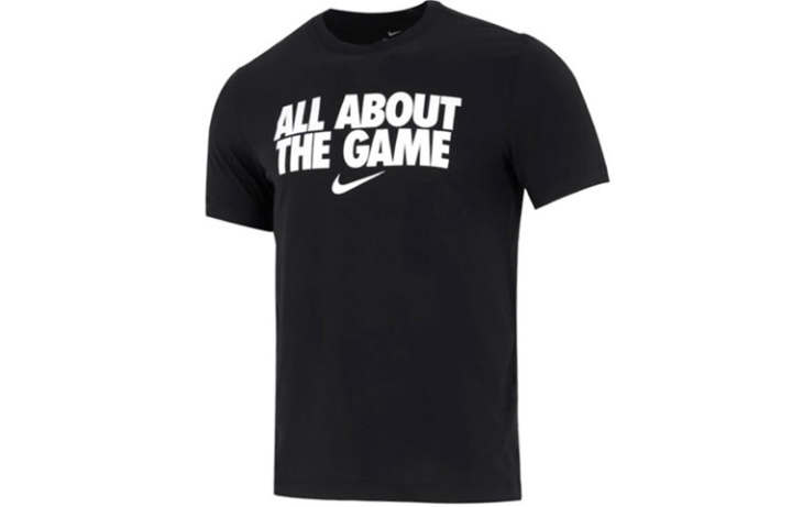 Nike Nike T Shirts Men's Black Crew Neck Moderate