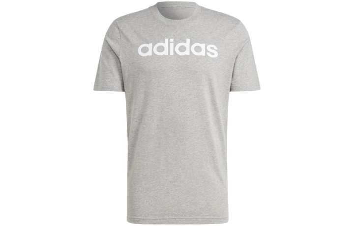 Adidas Adidas T Shirts Men's Medium Gray Crew Neck Moderate Straight Fit