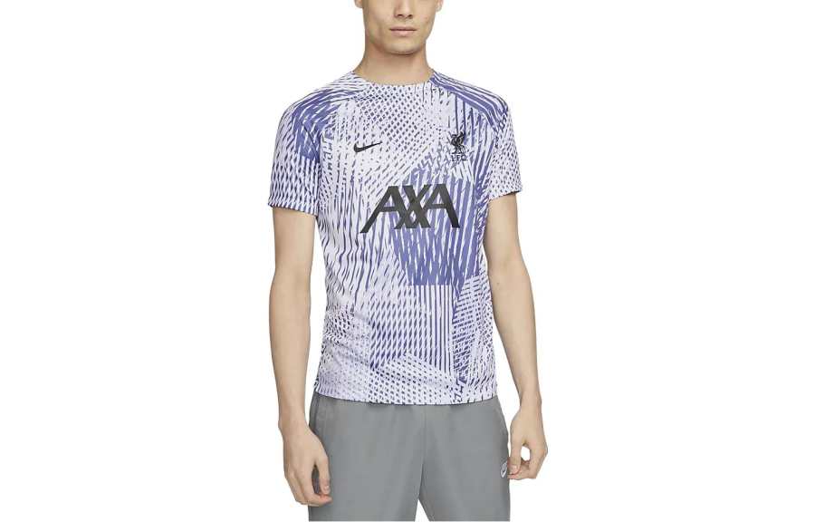 Nike Nike T Shirts Men's Purple Crew Neck Moderate Straight Fit