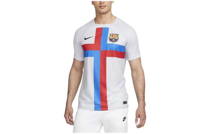 Nike Nike T Shirts Men's White Crew Neck Moderate Straight Fit