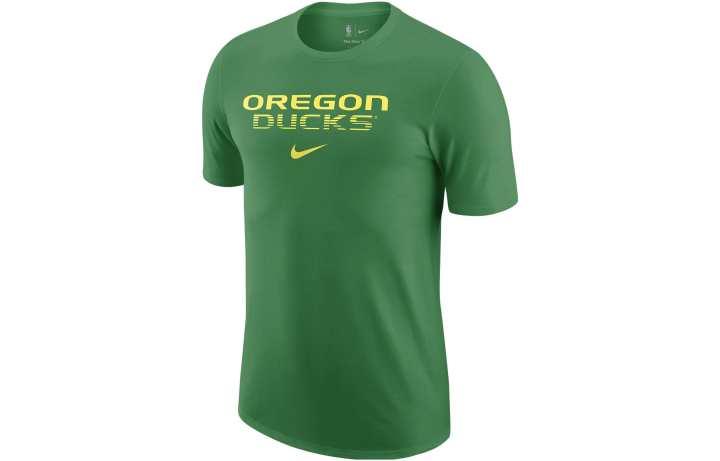 Nike Nike T Shirts Men's Green Crew Neck Thickened