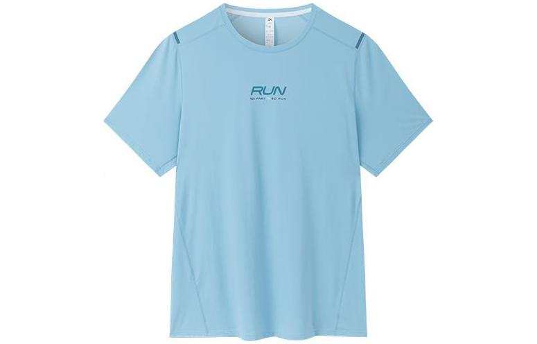 Anta T Shirt Men's Sky Smoke Blue