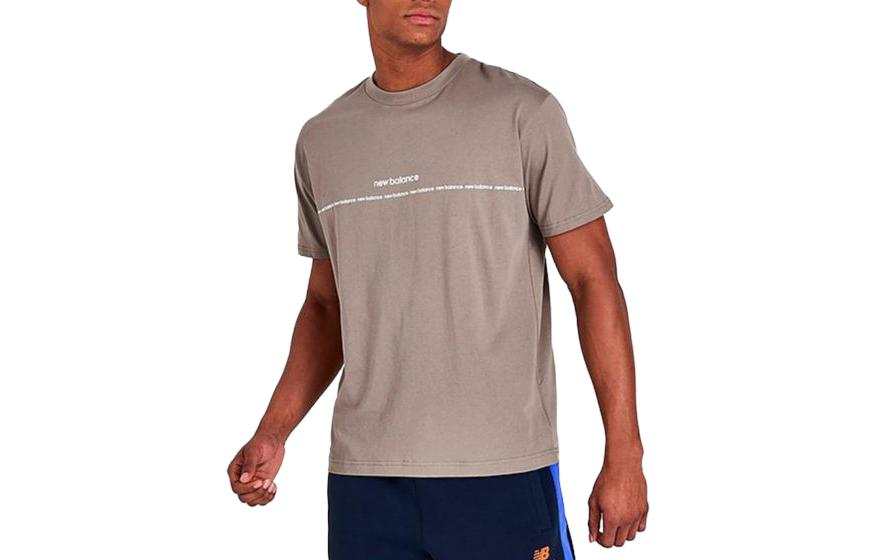 New Balance New Balance T Shirts Men's Mushroom Crew Neck Moderate Straight Fit