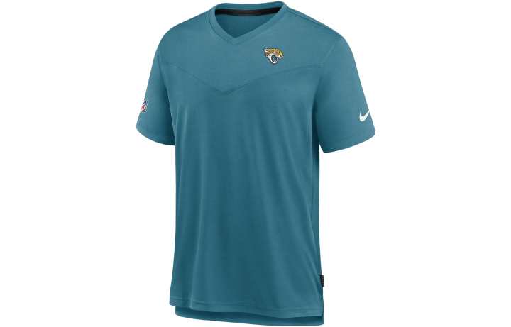Nike Nike T Shirts Men's Turquoise Crew Neck Moderate Straight Fit