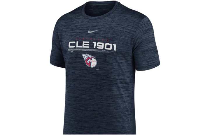Nike Nike T Shirts Men's Navy Blue Crew Neck Moderate Straight Fit
